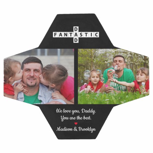 Twee foto Best Ever Fantastic Pap Crossword Puzzle Voetbal (Enkel)