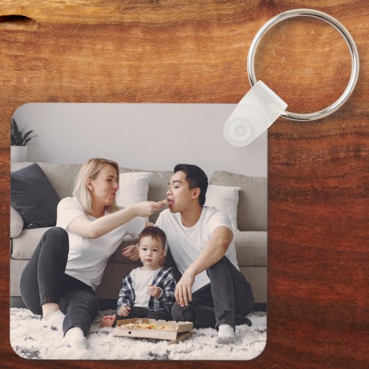 Twee foto | dubbelzijdig sleutelhanger (Achterkant)