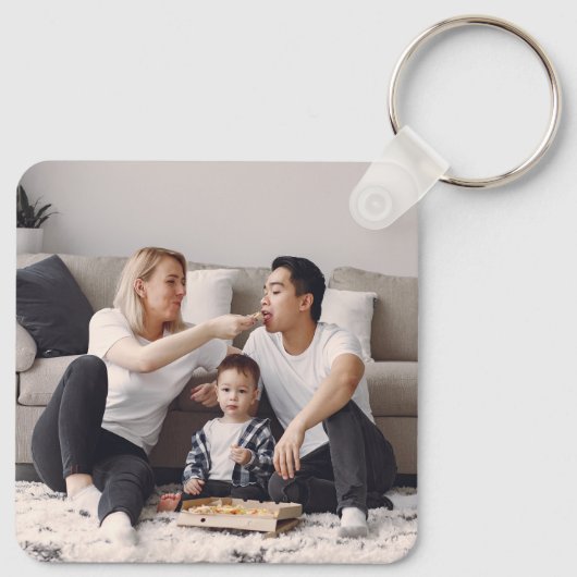 Twee foto | dubbelzijdig sleutelhanger (Achterkant)