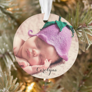 Twee foto familie vakantie Ornament