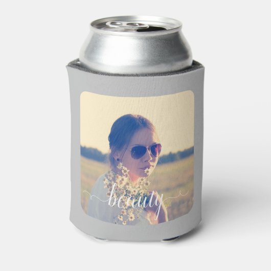 Twee foto-koelbox uploaden blikjeskoeler (Blikje Achterkant)