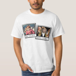 Twee foto-momentopname t-shirt