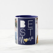 Twee foto Navy Blue Best Nana Mok (Midden)