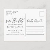 Twee Foto sparen de Kaart van de Datum (Achterkant)