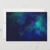 Twee foto van de maan 2e verjaardag bedankkaart (Achterkant)