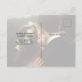 Twee foto | We sloten het handgeschreven script Kn Aankondigingskaart (Achterkant)