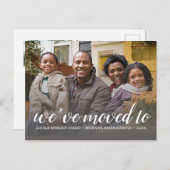 Twee Foto wij hebben de Verandering van het Manusc Briefkaart (Voorkant / Achterkant)