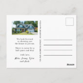 Twee Foto wij hebben de Verandering van het Manusc Briefkaart (Achterkant)