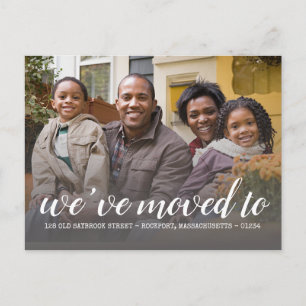 Twee Foto wij hebben de Verandering van het Manusc Briefkaart