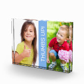 Twee fotoblokken personaliseren (Rechts)