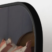 Twee fotocollage-monogram pickleball paddle (Links Detail)