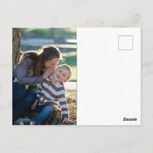 Twee foto's dubbelzijdig Creëer Uw eigen foto Briefkaart (Achterkant)