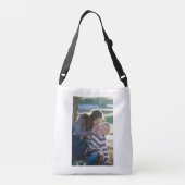 Twee foto's dubbelzijdig Creëer Uw eigen foto Crossbody Tas (Achterkant)