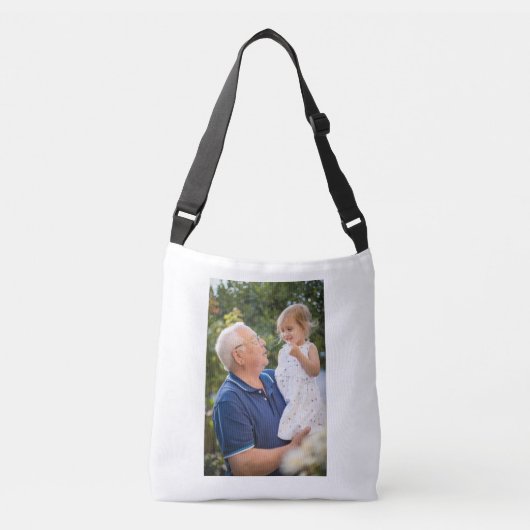 Twee foto's dubbelzijdig Creëer Uw eigen foto Crossbody Tas (Voorkant)