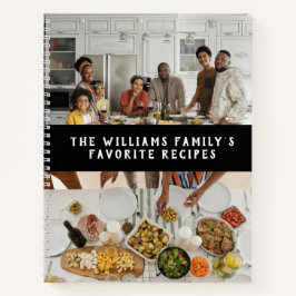 Twee foto's Eenvoudige familierecepten Notitieboek