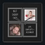 Twee foto's en tekst Sjabloon Vierkante Klok<br><div class="desc">Twee foto's en tekst-Sjabloon.. voeg gewoon uw eigen foto's en tekst toe aan deze grote wandklok.. die gemakkelijk te personaliseren is...  aanpasbare fotosjabloonklok van Ricaso - perfecte cadeauideeën</div>