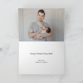 Twee foto's en tekst voor schrijfmachines | Happy  Kaart (Binnen)