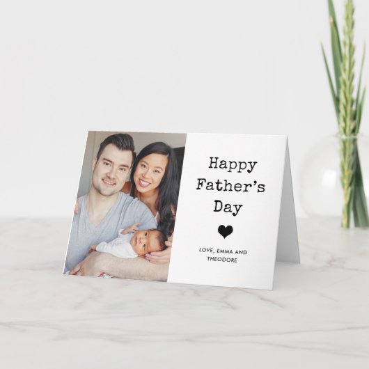 Twee foto's en tekst voor schrijfmachines | Happy  Kaart (Voorkant)