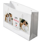 Twee foto's | Fijne Valentijnsdag | Cadeaubonnen Groot Cadeauzakje (Voorkant Gekanteld)