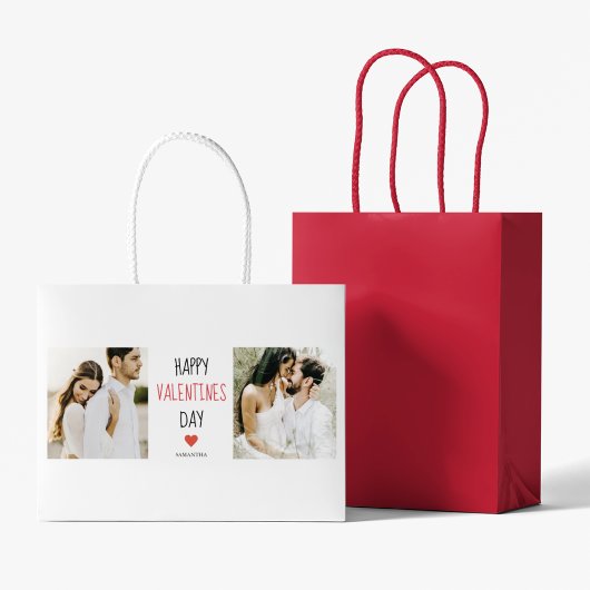 Twee foto's | Fijne Valentijnsdag | Cadeaubonnen Groot Cadeauzakje
