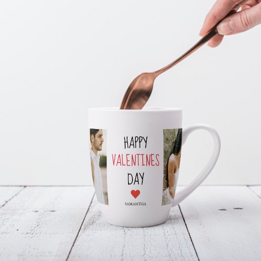 Twee foto's | Fijne Valentijnsdag | Cadeaubonnen Latte Mok