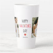 Twee foto's | Fijne Valentijnsdag | Cadeaubonnen Latte Mok (Voorkant)