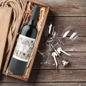 Twee foto's | Fijne Valentijnsdag | Cadeaubonnen Wijn Etiket