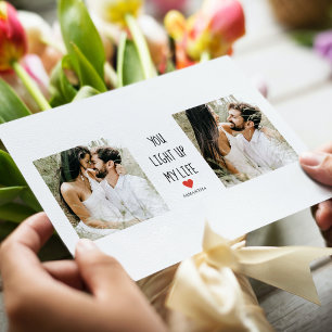 Twee foto's   Fijne Valentijnsdag   Romantische pr