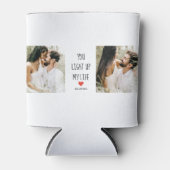 Twee foto's | Fijne Valentijnsdag | Romantische pr Blikjeskoeler (Voorkant)