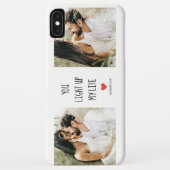 Twee foto's | Fijne Valentijnsdag | Romantische pr Case-Mate iPhone Case (Achterkant)