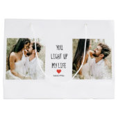 Twee foto's | Fijne Valentijnsdag | Romantische pr Groot Cadeauzakje (Achterkant)