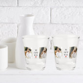 Twee foto's | Fijne Valentijnsdag | Romantische pr Shot Glas