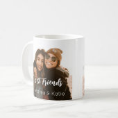 Twee foto's gepersonaliseerde naam koffiemok (Voorkant links)