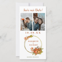 Twee foto's herfst Pumpkins Fall Wedding