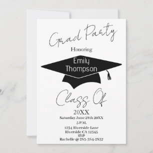 Twee foto's met Gold Glitter Afstuderen Kaart