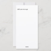 Twee foto's met kerstblauw Voeg bericht achter ser Feestdagenkaart (Achterkant)