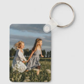 Twee foto's op dubbele zijden sleutelhanger (Achterkant)