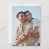 Twee foto's Trouwen SAVE THIS DATE Save The Date (Achterkant)