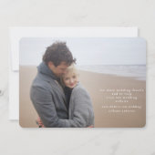 Twee Foto's Trouwkaart Opslagdatum Save The Date (Achterkant)