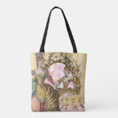 Twee Franse Dames en heren, een Lijst Tote Bag (Achterkant)