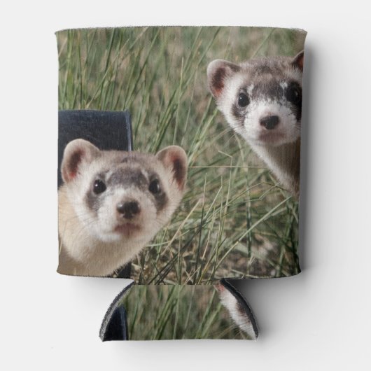 Twee fretten blikjeskoeler (Voorkant)