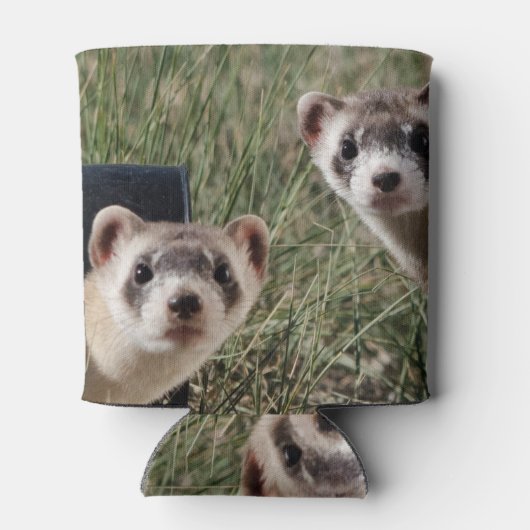 Twee fretten blikjeskoeler (Achterkant)