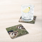 Twee fretten kartonnen onderzetters (Insitu)