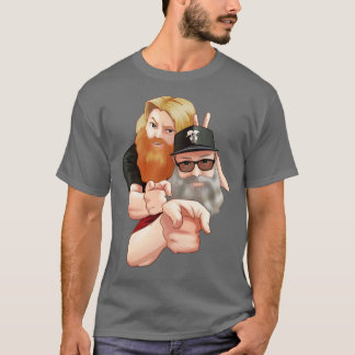 Twee Frothy Beards Anime T-shirt