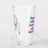 Twee Funny Doctor en Medisch-Geachte Cartoons. Glas (Links)