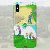 Twee Funny Golfer Cartoons Case-Mate iPhone Case
