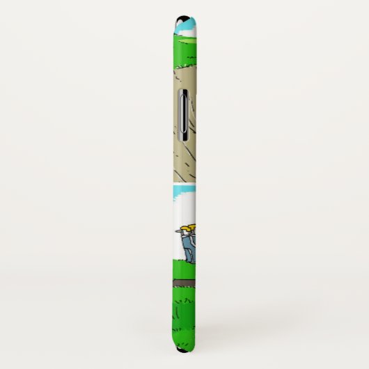 Twee Funny Golfer Cartoons Case-Mate iPhone Case (Achterkant / rechts)
