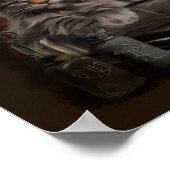 Twee furry Maine Coon kittens Poster (Hoek)