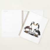 Twee ganzen die schaken planner (Display)