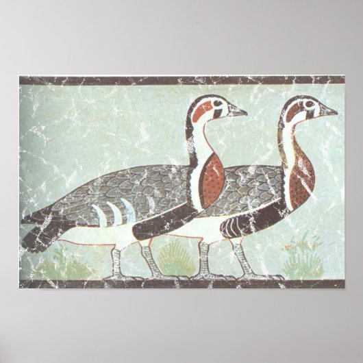 Twee ganzen poster (Voorkant)